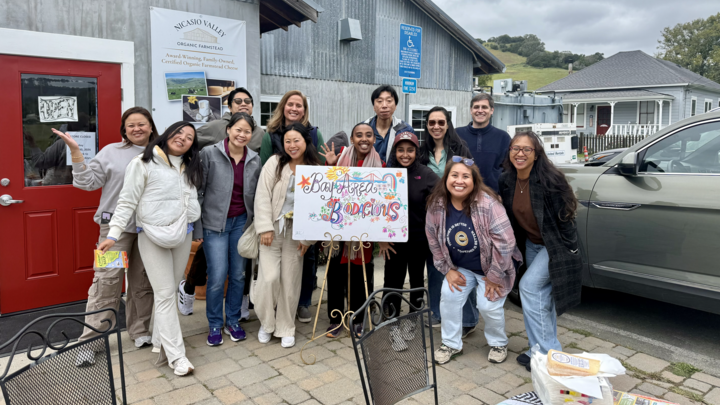 BAYBS members smiling together during a Bay Area outing